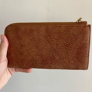 Suede wallet